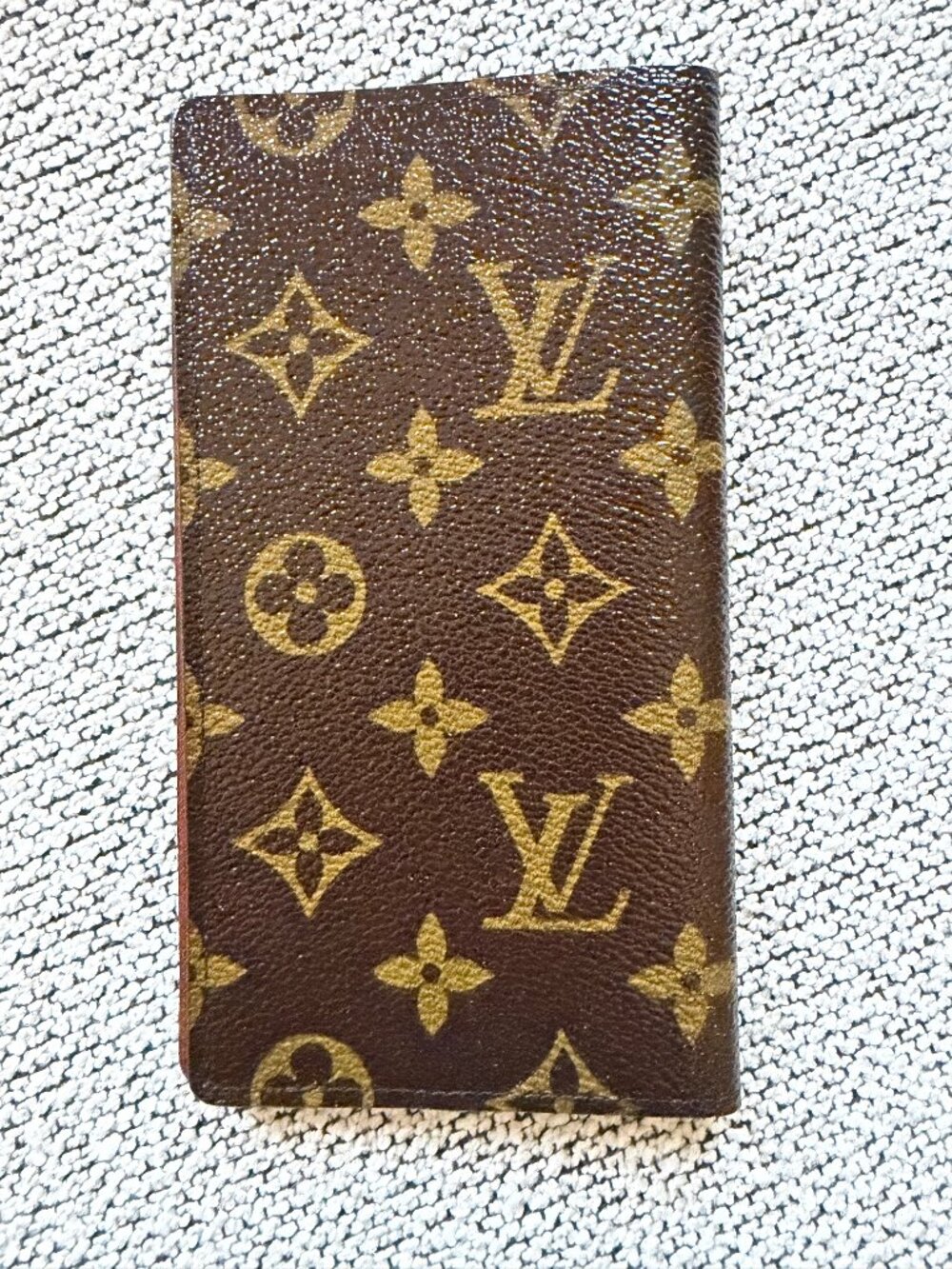 Louis Vuitton Monogram Check Book Cover AN0960